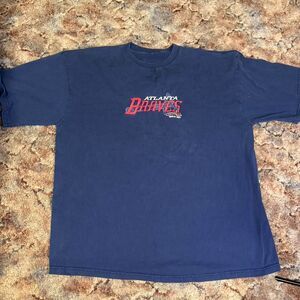 Vintage 1997 Atlanta Braves Embroidered MLB Baseball Tee Men's Size 3X